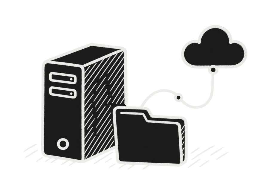 通过 SFTP 连接服务器的示意图